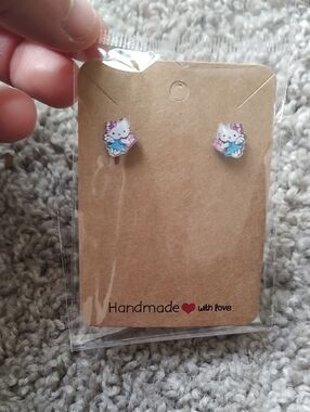 Cute Hello Kitty Stud Earrings